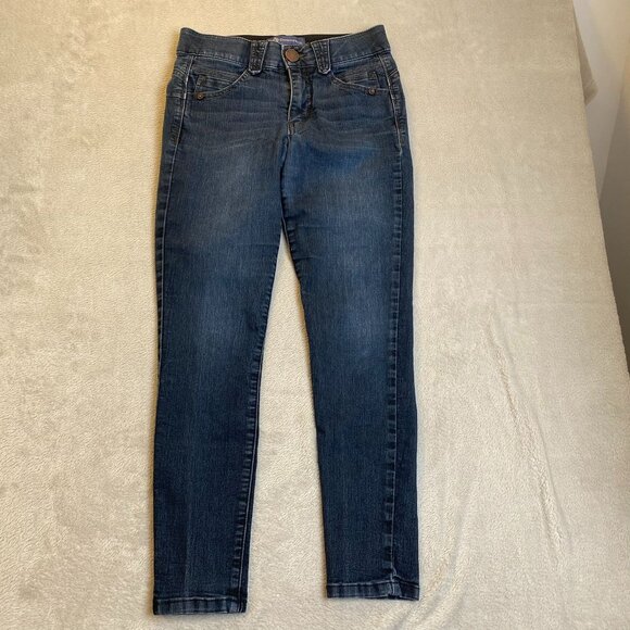 Democracy Women's Jeans Size 2P "Ab" Solution Skinny Dark Wash Denim - Picture 11 of 12